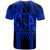 Polynesian T Shirt Polynesian Patterns Maui Tattoo (Blue) - Polynesian Pride