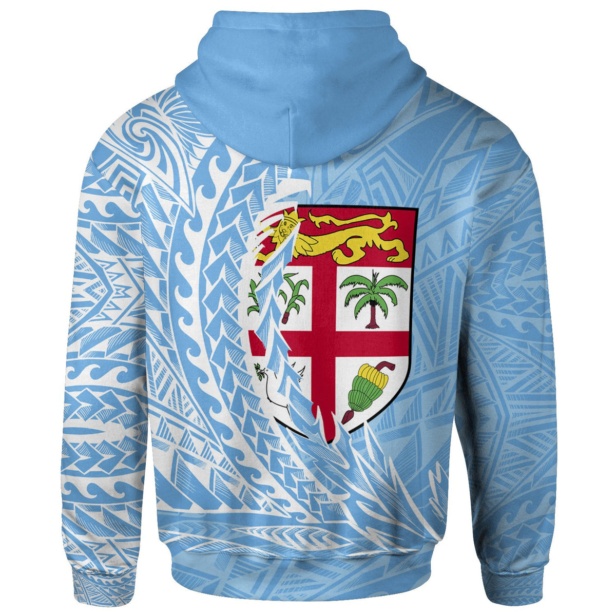 Fiji Hoodie Labasa Wings Style - Polynesian Pride