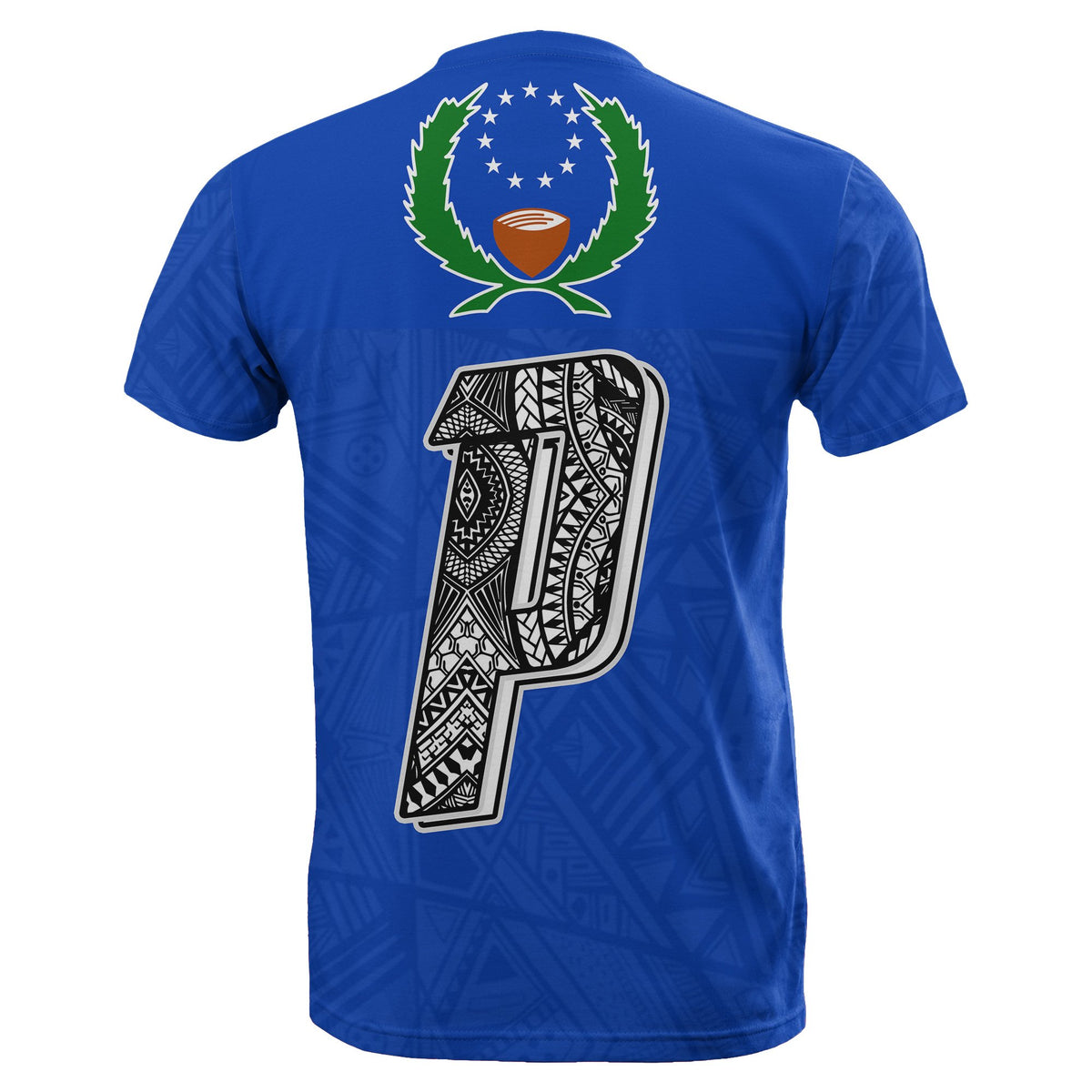 Pohnpei All Over T Shirt Pohnpei Flag Micronesia Style - Polynesian Pride