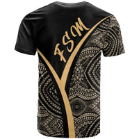 Federated States of Micronesia Micronesia T Shirt The Pride of FSM Gold - Polynesian Pride