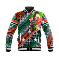 (Custom Personalised) Vanuatu Penama Baseball Jacket Independence Be Proud LT8 Unisex Green - Polynesian Pride