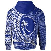 Chuuk State Zip Hoodie Custom Wings Style Flag Color - Polynesian Pride