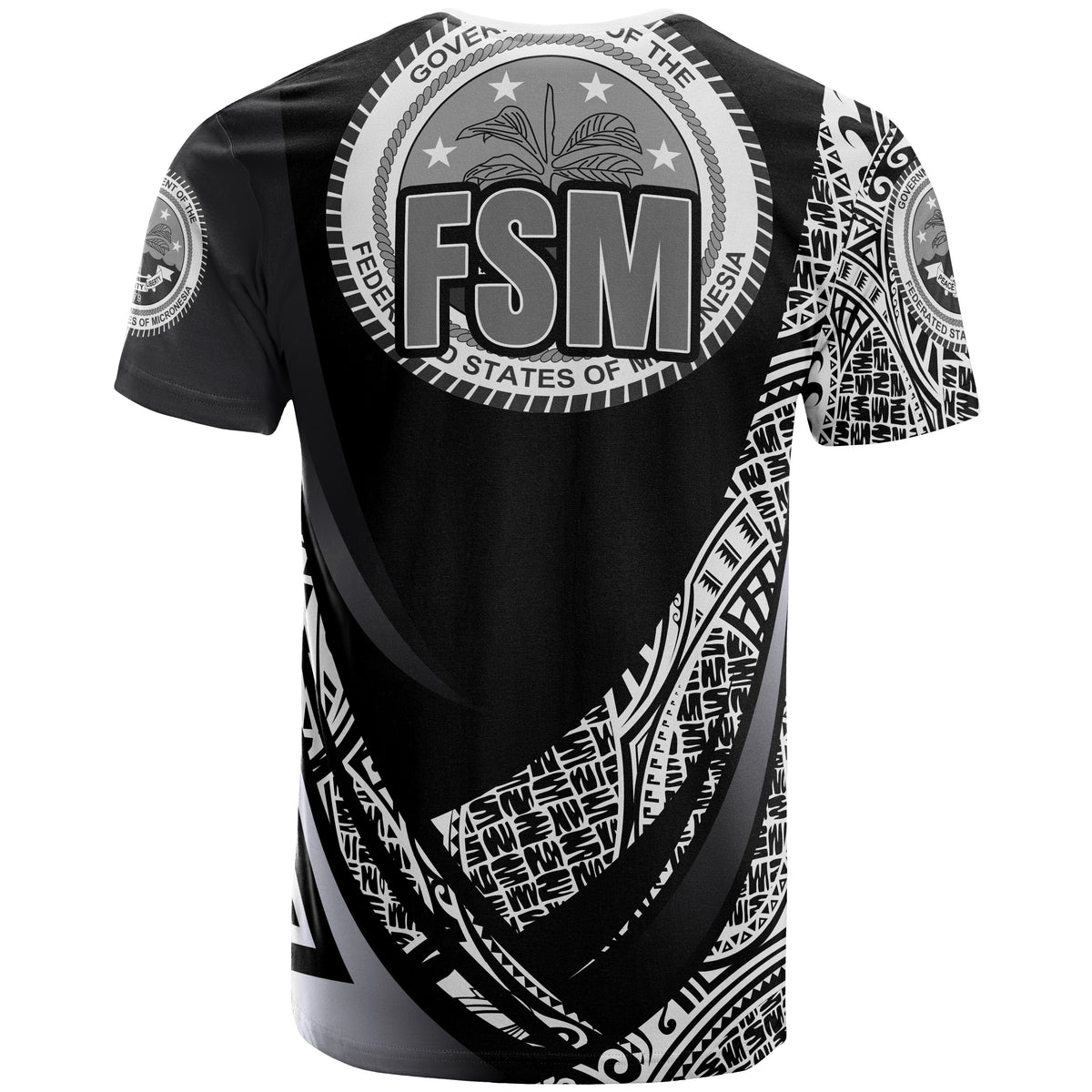 Federated States of Micronesia T Shirt Polynesian Patterns Sport Style - Polynesian Pride