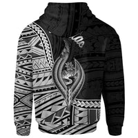 Guam Zip Hoodie Umatac Seal of Guam Polynesian Patterns - Polynesian Pride
