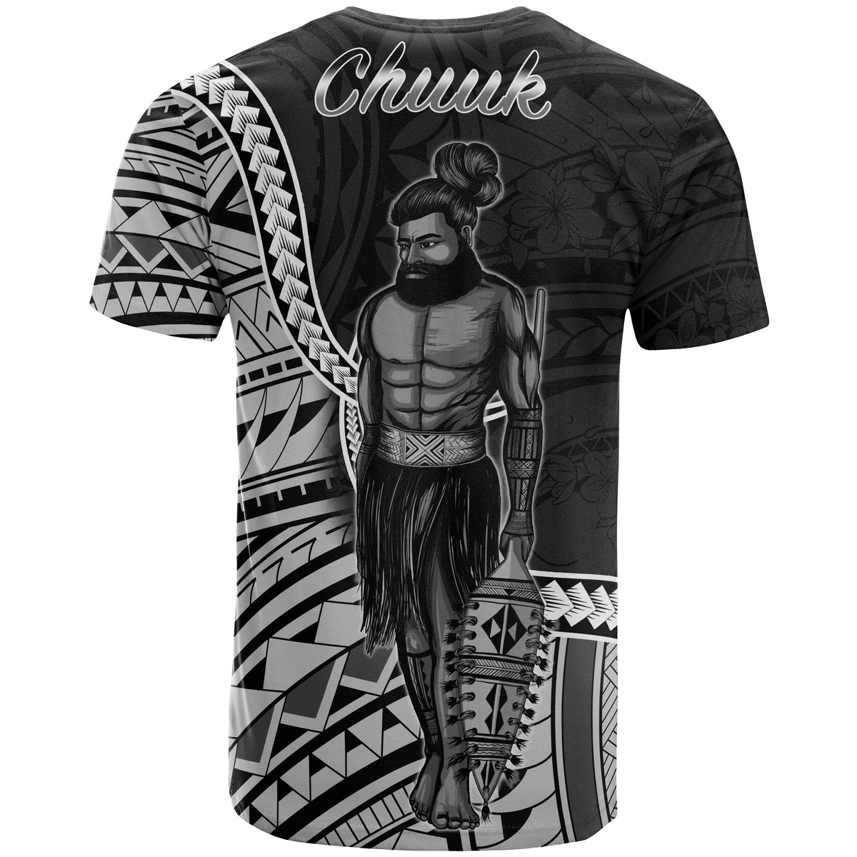 Chuuk State T Shirt Seal of Chuuk State Polynesian Patterns - Polynesian Pride