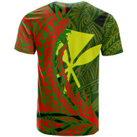 Kanaka Maoli T Shirt Custom Wings Style - Polynesian Pride