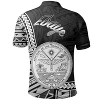 Marshall Islands Polo Shirt Ebaye Seal Of Marshall Polynesian Patterns - Polynesian Pride
