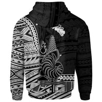 New Caledonia Islands Hoodie Noumea Seal of New Caledonia Polynesian Patterns - Polynesian Pride