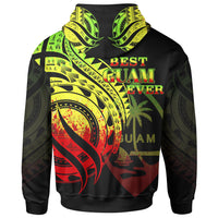 Guam Hoodie Reggae Polynesian Patterns Best Guam Ever - Polynesian Pride
