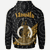 Vanuatu Hoodie Gold Polynesian Patterns With Bamboo - Polynesian Pride