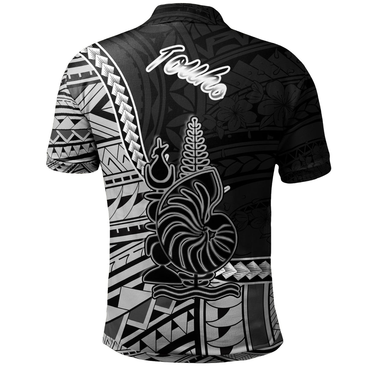 New Caledonia Islands Polo Shirt Touho Seal Of Kanaky Polynesian Patterns - Polynesian Pride
