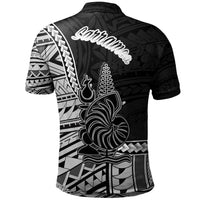 New Caledonia Islands Polo Shirt Sarramea Seal Of Kanaky Polynesian Patterns - Polynesian Pride