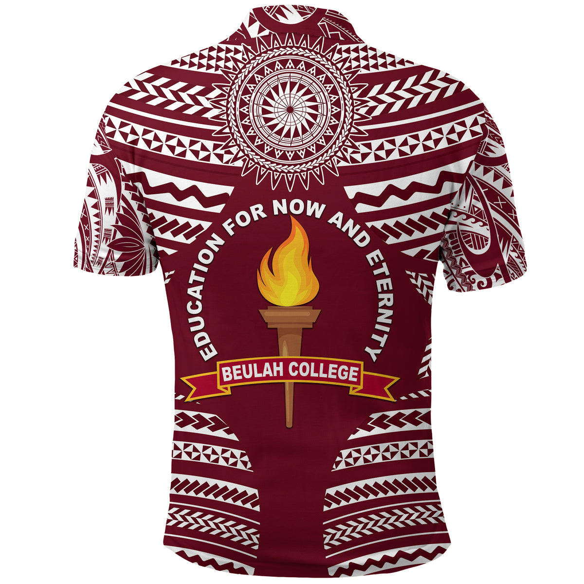 Tonga Beulah College Polo Shirt Creative Style LT8 - Polynesian Pride