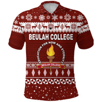Custom Tonga Beulah College Christmas Polo Shirt Simple Style LT8 - Polynesian Pride