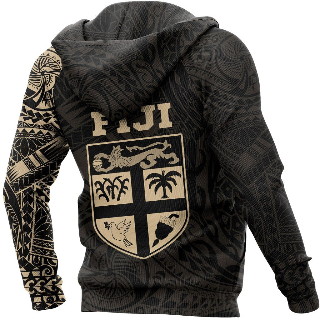 Fiji Hoodie Fiji Seal Polynesian Tattoo Style Version 2.0 - Polynesian Pride