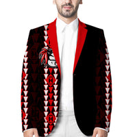 Hawaii - Kahuku High Mix Kakau Blazer LT6 Unisex Red - Polynesian Pride