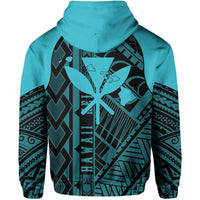 Hawaii Nei Hoodie Polynesian Blue - Polynesian Pride