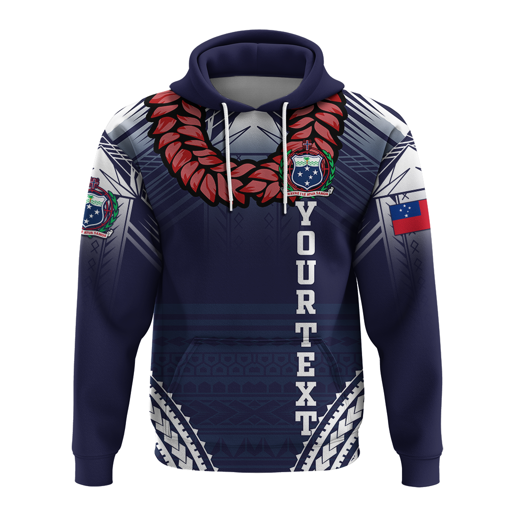 Custom Samoan Ula Fala Art Hoodie LT12 - Polynesian Pride