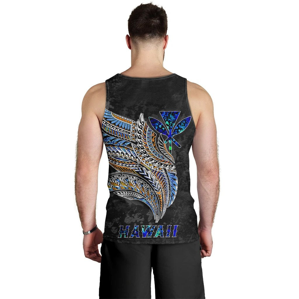 Polynesian Hawaii Custom Personalised Men's Tank Top - Polynesian Wings - Polynesian Pride