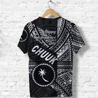 FSM Chuuk T Shirt Happy Independence Day Original Vibes Black LT8 - Polynesian Pride