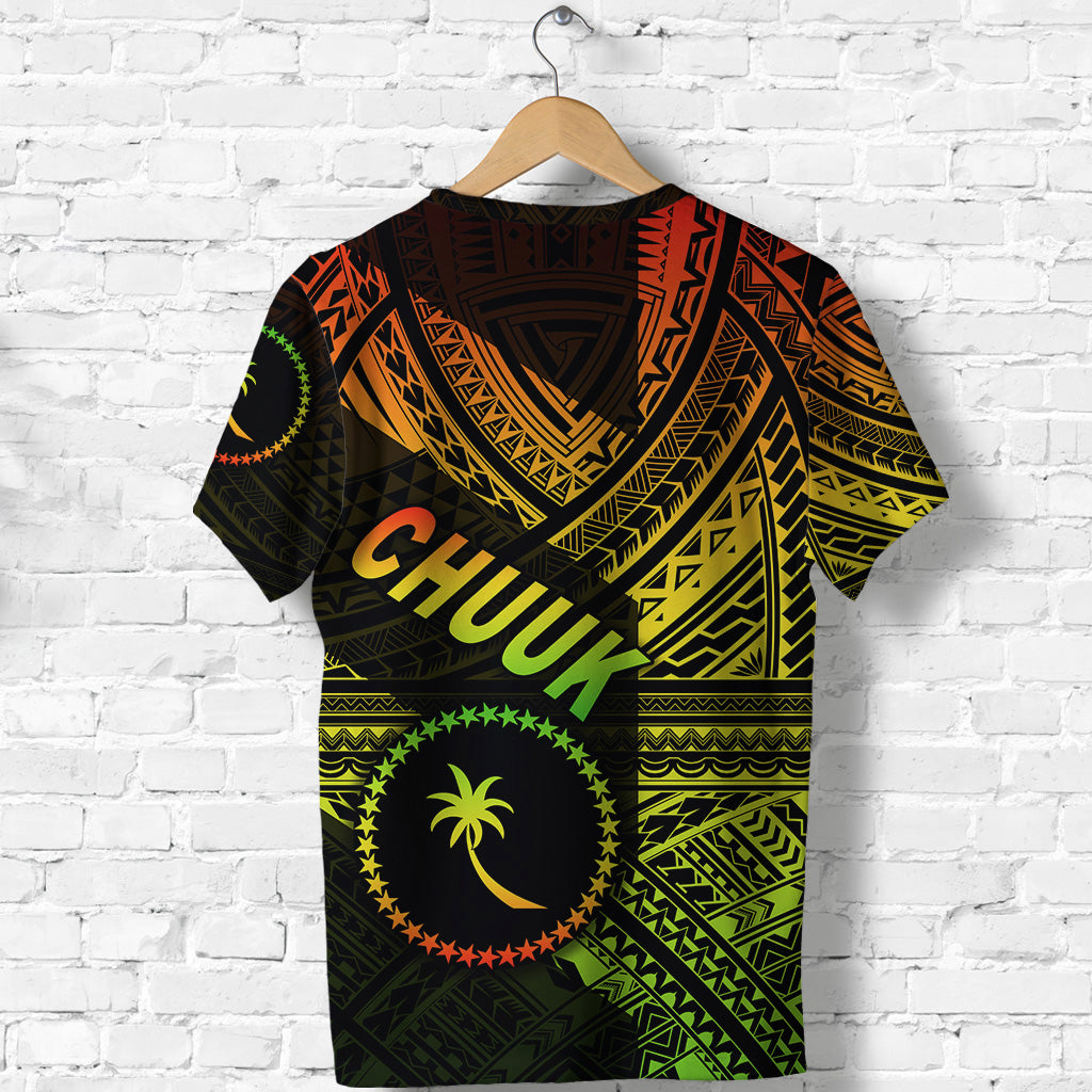 FSM Chuuk T Shirt Original Style Reggae LT8 - Polynesian Pride