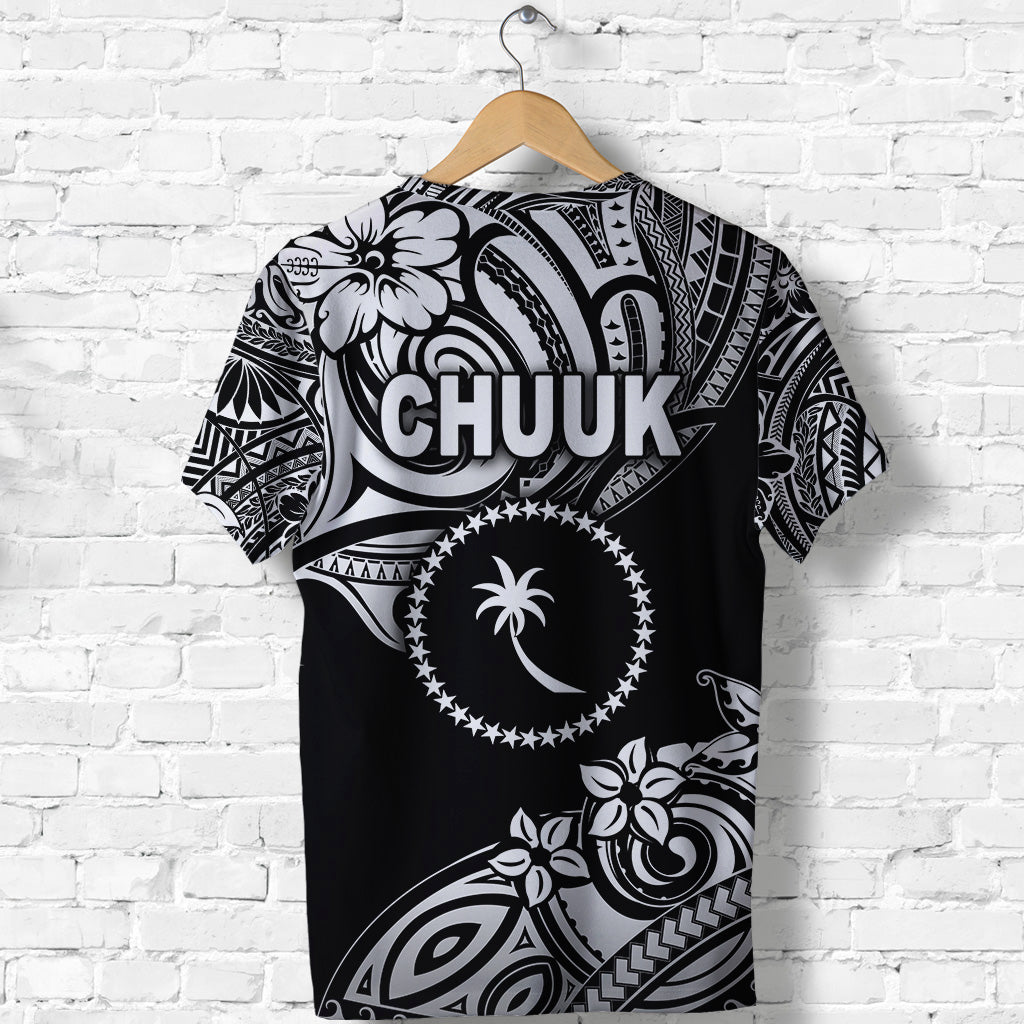 FSM Chuuk T Shirt Unique Vibes Black LT8 - Polynesian Pride