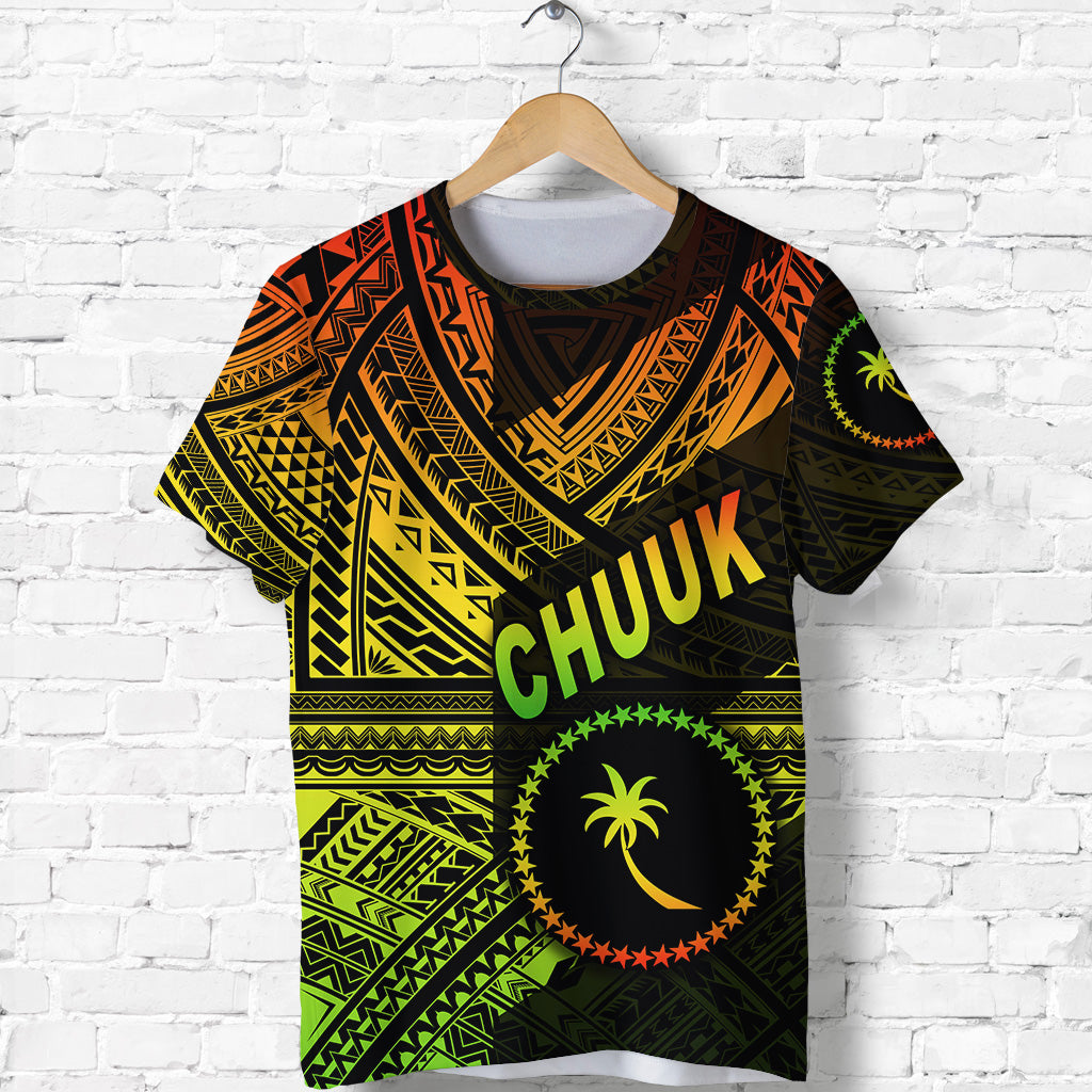FSM Chuuk T Shirt Original Style Reggae LT8 - Polynesian Pride