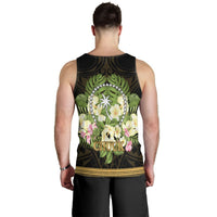 Chuuk State Men's Tank Top - Polynesian Gold Patterns Collection - Polynesian Pride