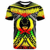 Pohnpei T Shirt Tooth Shaped Necklace Texture Reggae Unisex Reggae - Polynesian Pride