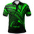 Northern Mariana Islands Polo Shirt Green Color Cross Style Unisex Black - Polynesian Pride