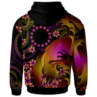 Cook Islands Zip up Hoodie Cook Islands in wave - Polynesian Pride