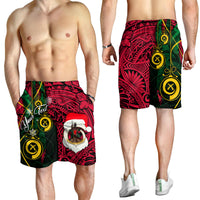 (Custom Personalised) Vanuatu Christmas - Joyeux Nol Santas God Yumi Men Short - LT2 - Polynesian Pride