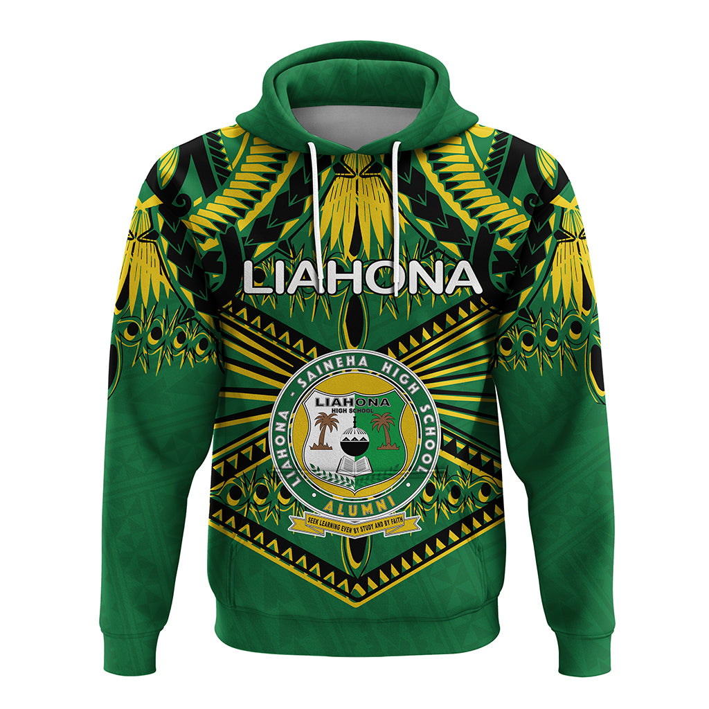Custom Liahona High School Hoodie Tongan Ngatu LT4 - Polynesian Pride