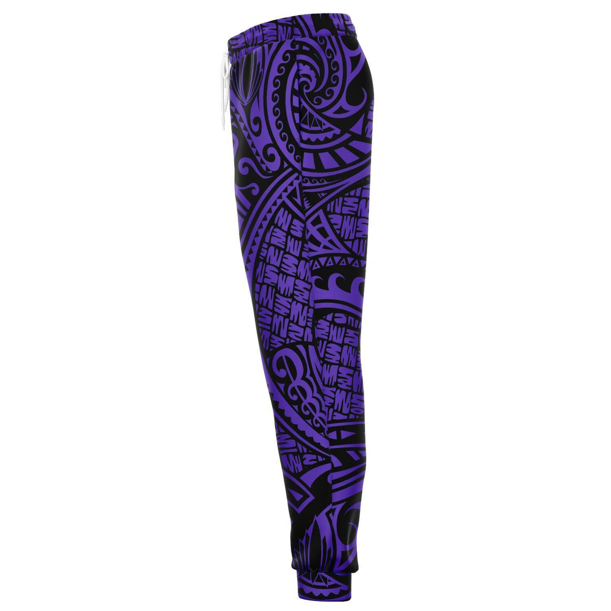 Polynesian Maori Lauhala Violet Joggers - Polynesian Pride