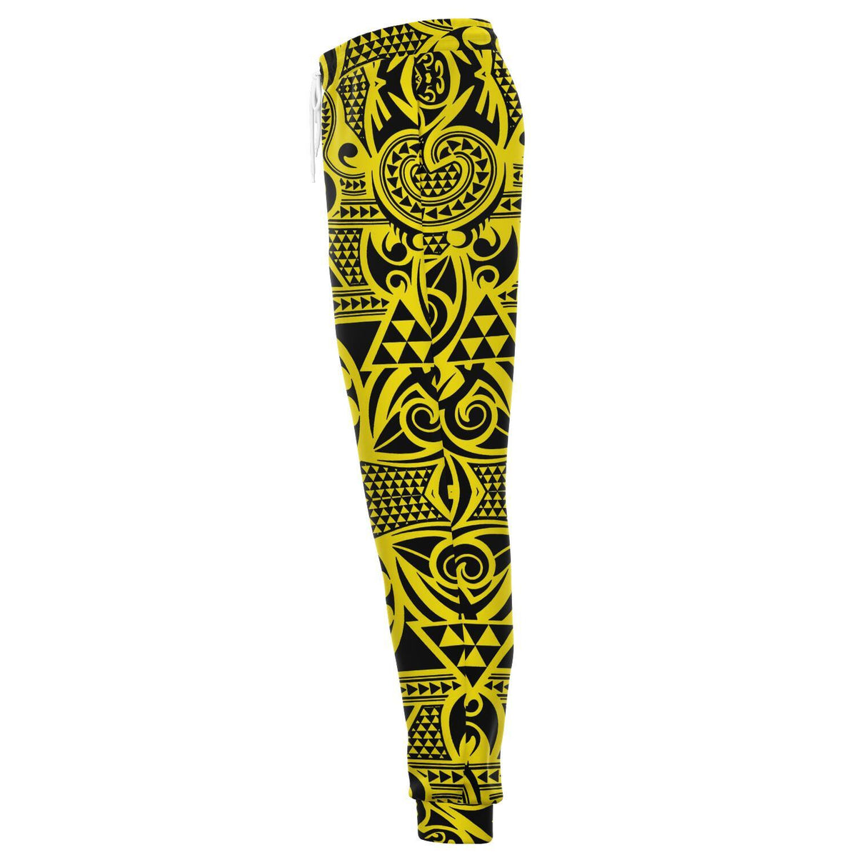 Polynesian Kakau Turtle Yellow Joggers - Polynesian Pride