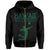 Volleyball Sport Kakau Hawaii Zip Hoodie Black - Polynesian Pride