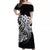 Custom Polynesian Matching Dress And Shirt with Tribal Hammerhead Shark Black LT6 - Polynesian Pride