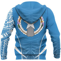 Northern Mariana Islands Active Special Hoodie Northern Mariana Islands Seal Polynesian Tattoo - Polynesian Pride