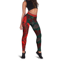Guam Polynesian 1st Leggings (Red) A6 - Polynesian Pride