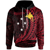 Papua New Guinea Hoodie Popondetta Wings Style Unisex Black - Polynesian Pride