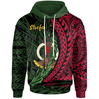 Vanuatu Hoodie Shefa Wings Style Unisex Black - Polynesian Pride