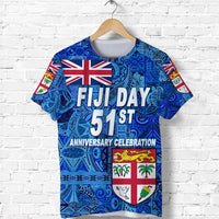 Custom Fiji Day T Shirt Independence Anniversary Original Style, Custom Text and Number LT8 - Polynesian Pride