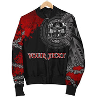 Fiji Polynesian Personalised Men's Bomber Jacket - Polynesian Chain Style - Polynesian Pride