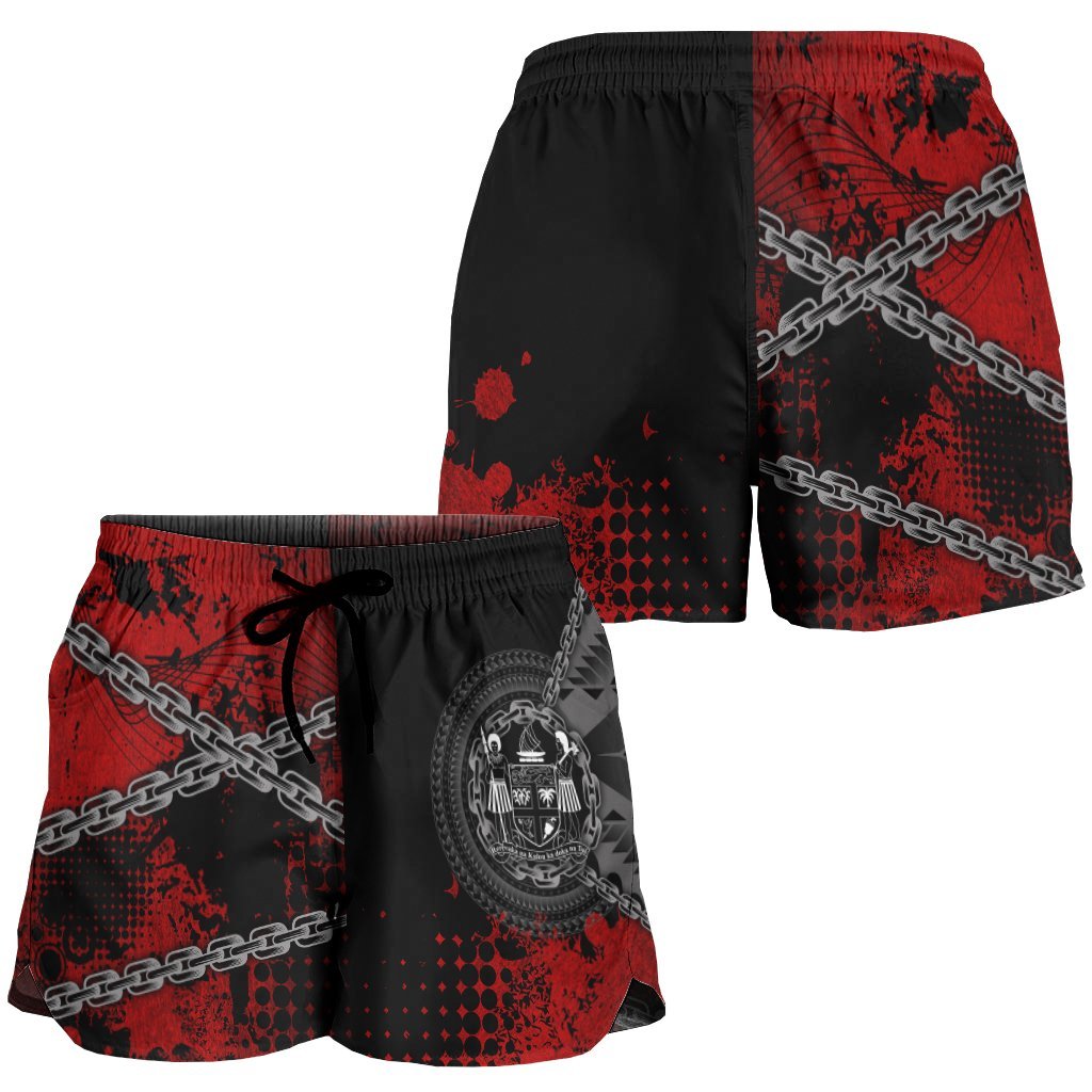 Fiji Polynesian Women's Shorts - Polynesian Chain Style - Polynesian Pride