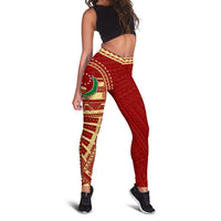 Neo Pohnpei Leggings (Red) A6 - Polynesian Pride