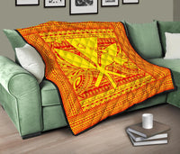 Hawaii Polynesian Kanaka Maoli Premium Quilt - Polynesian Pride