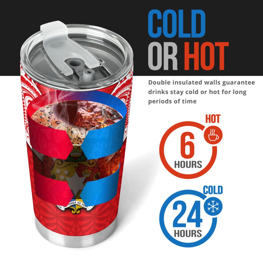 Tonga Rugby Tumbler Royal Style - Polynesian Pride