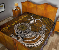 American Samoa Premium Quilt - Polynesian Boar Tusk - Polynesian Pride