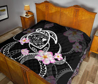 Hawaii Turtle Swim Poly Premium Quilt - Polynesian Pride