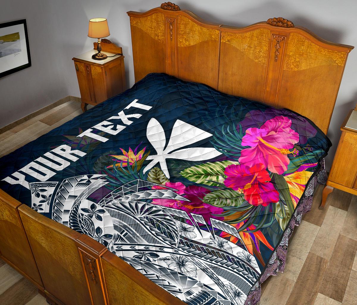 Polynesian Hawaii Custom Personalised Premium Quilt - Summer Vibes - Polynesian Pride